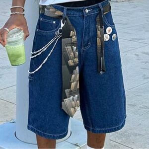 Men's Blue Denim Shorts
